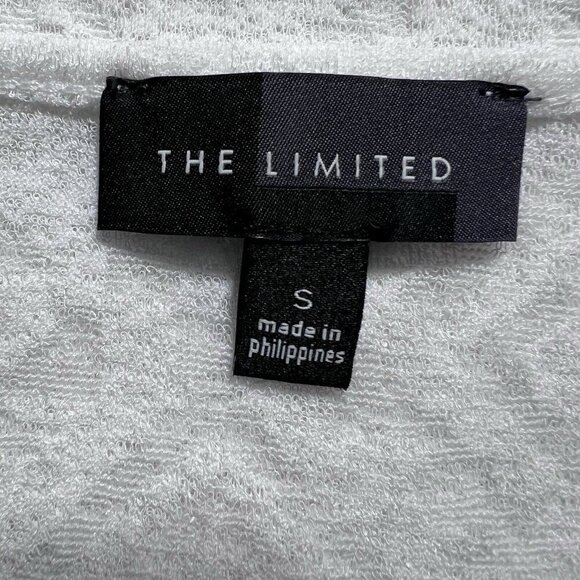 The Limited Women's Ivory Lace Overlay Short Sleeve Blouse Top Size S - Picture 4 of 8